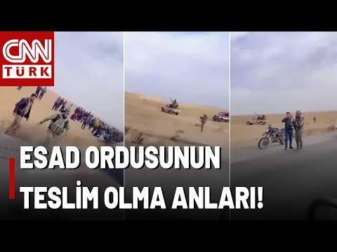 Esad Ordusunun Teslim Olduğu Anlar Ortaya Çıktı: İşte Suriye’de Savaşın Seyrini Değiştiren Görüntü!