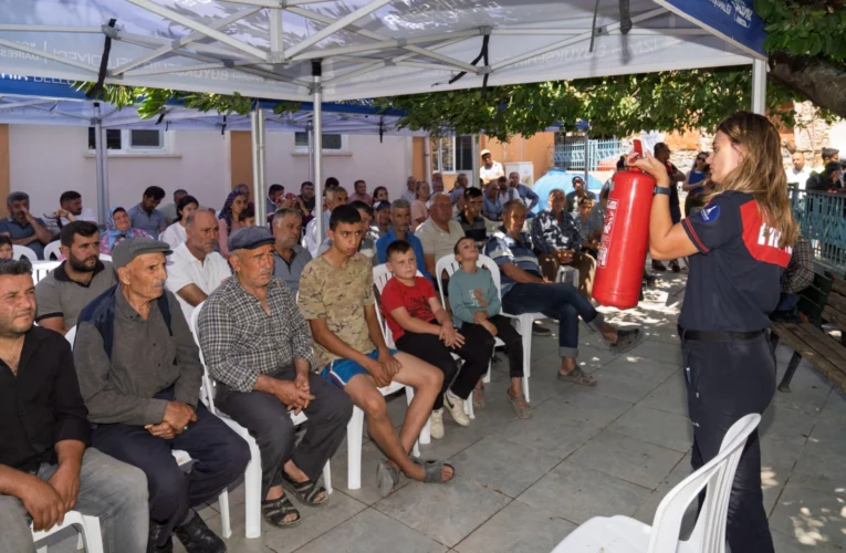 İzmir’de kırsal mahalleler yangına karşı güçleniyor