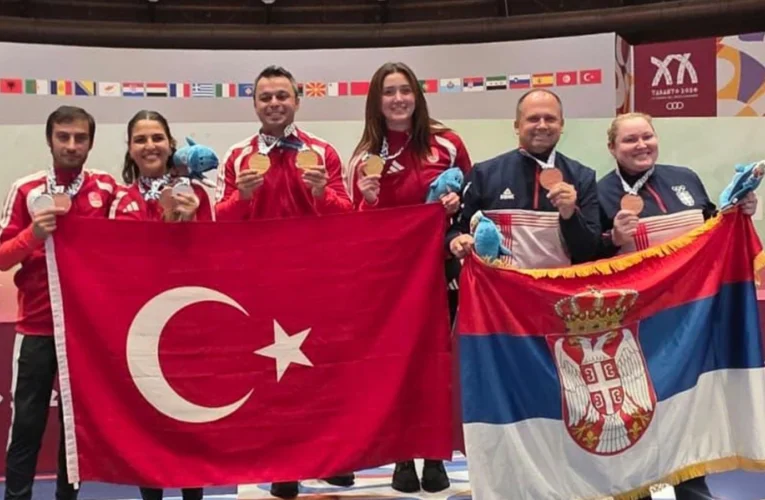 Jandarma sporcularından Akdeniz Oyunları’nda altın madalya