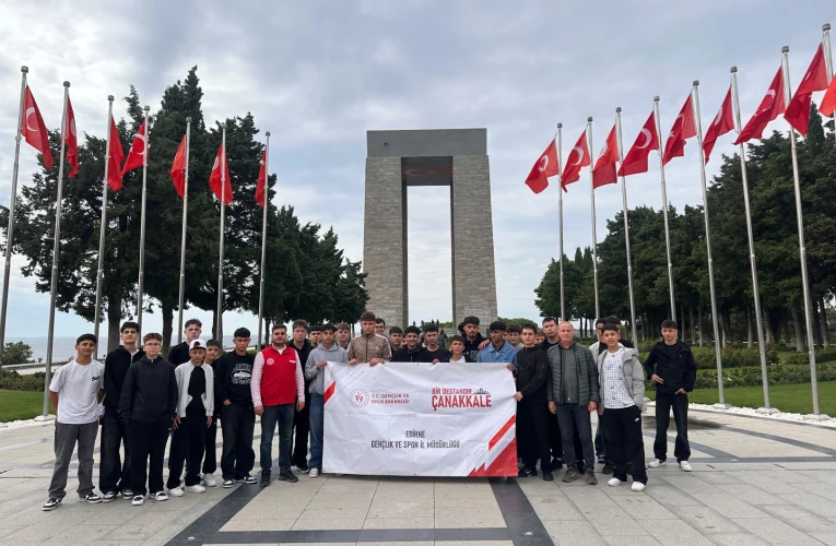 Keşanlı Gençler, Çanakkale’de Tarihî İzleri Yerinde İnceledi