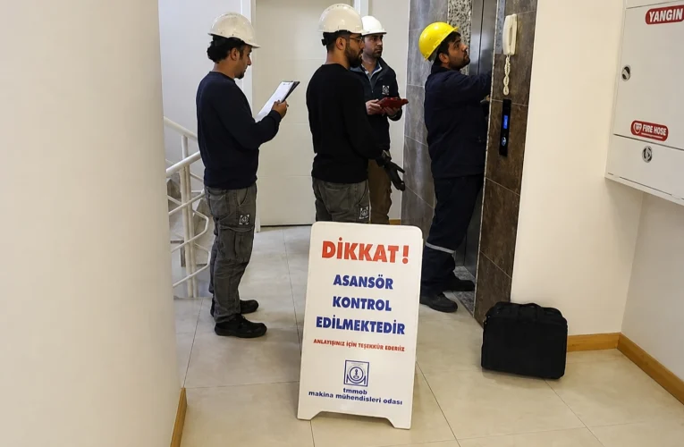 Makina Mühendisleri Odası Bursa’dan Mudanya Belediyesi’ne asansör denetimi uyarısı