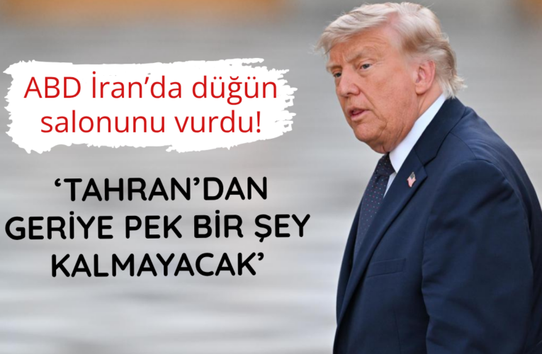 ABD İran’da düğün salonunu vurdu!
