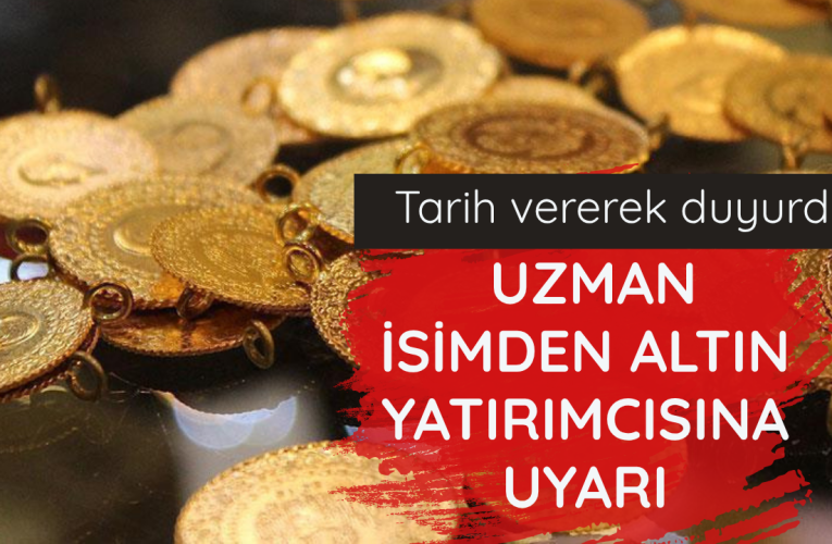 Uzman isimden altın yatırımcısına uyarı