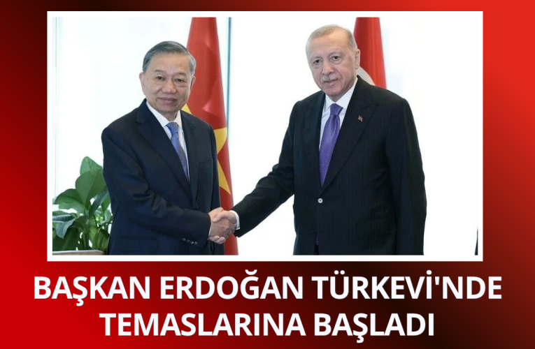 Başkan Erdoğan Türkevi’nde temaslarına başladı