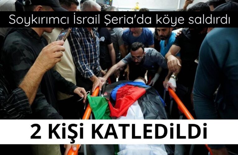 Soykırımcı İsrail Şeria’da köye saldırdı: 2 kişi katledildi