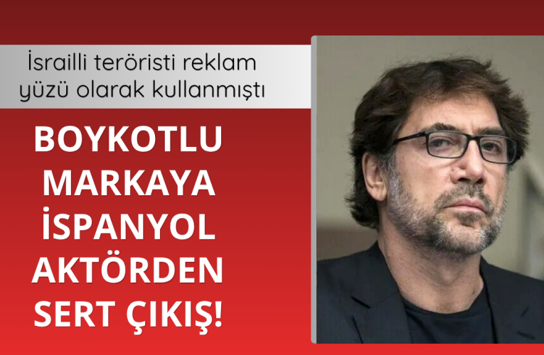 İspanyol aktörden boykotlu markaya tepki
