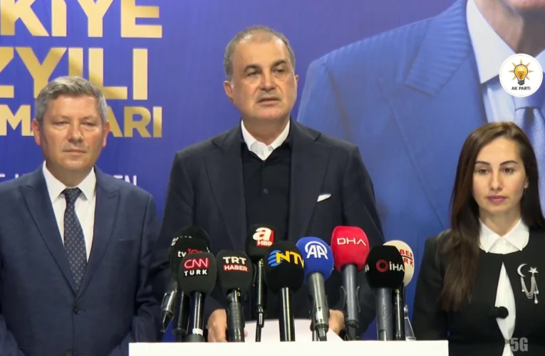 Ömer Çelik: AK Parti’yi millet kurdu, tabelasını biz astık