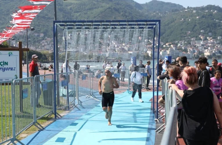 Ordu’da triatlon heyecanı
