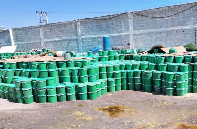 Mersin’de 3 bin 500 kova bozuk turşu ele geçirildi