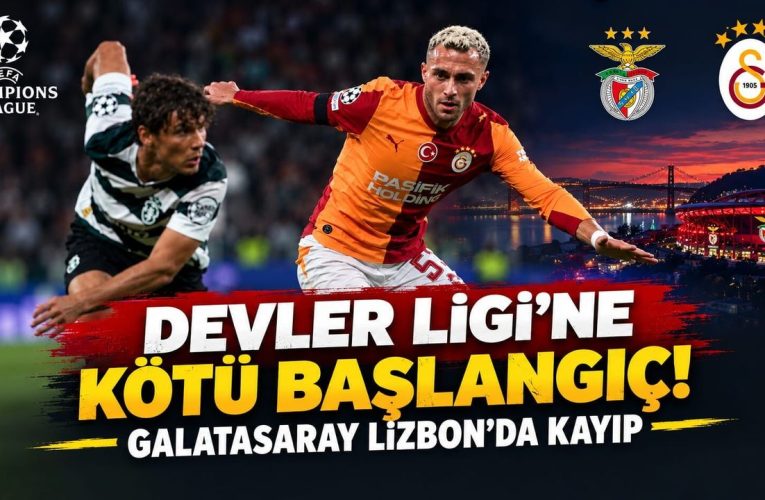 Galatasaray Sporting Lizbon’a mağlup oldu